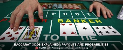 baccarat odds calculator|Baccarat Odds explained : Payouts And Probabilities .